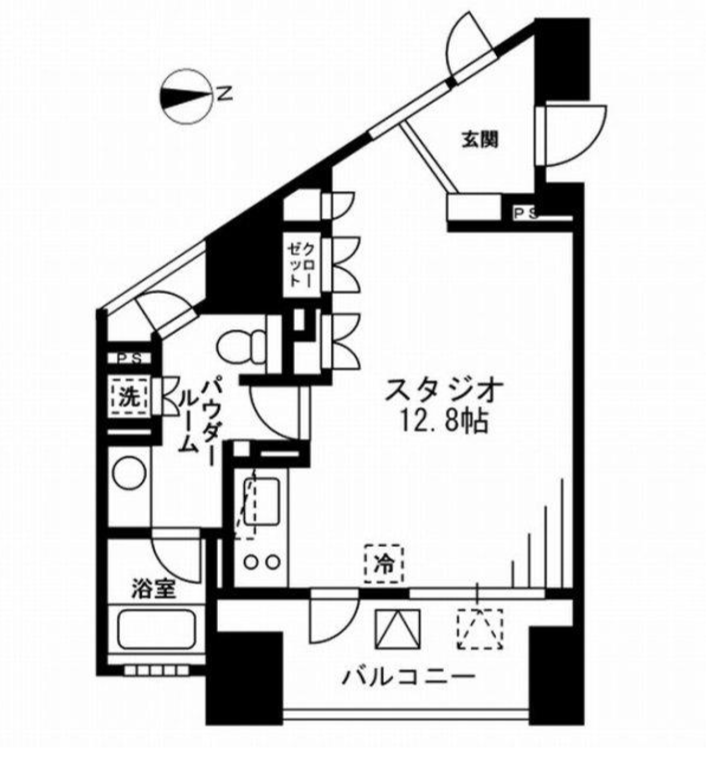 プライムアーバン四谷外苑東　501号室　間取り