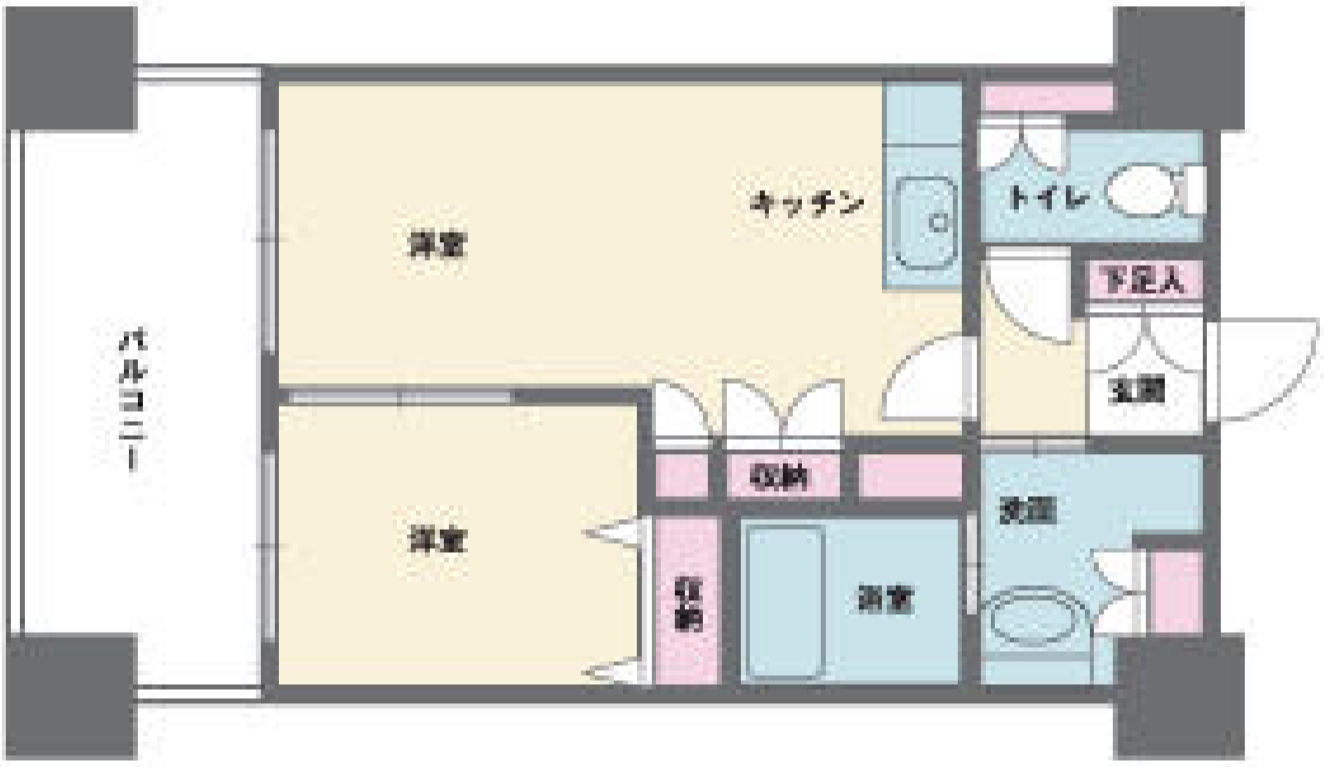 ＨＦ西新宿レジデンスＷＥＳＴ　803号室　間取り