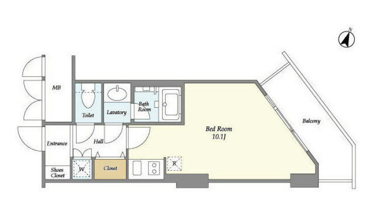 グランハイツ高田馬場　1013号室　間取り