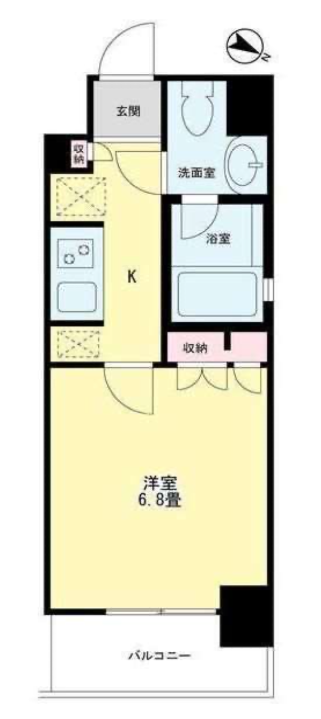 ステラメゾン学芸大学　210号室　間取り