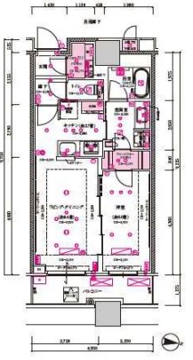 目黒第一マンションズ　1015号室　間取り