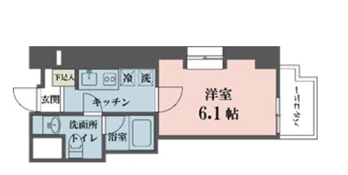 アムス四谷三丁目　1201号室　間取り