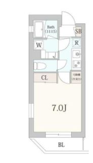 グランデュオ大井町Ⅱ　102号室　間取り