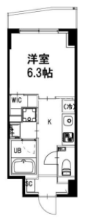市ヶ谷仲之町ヒルズウイング South棟　304号室　間取り