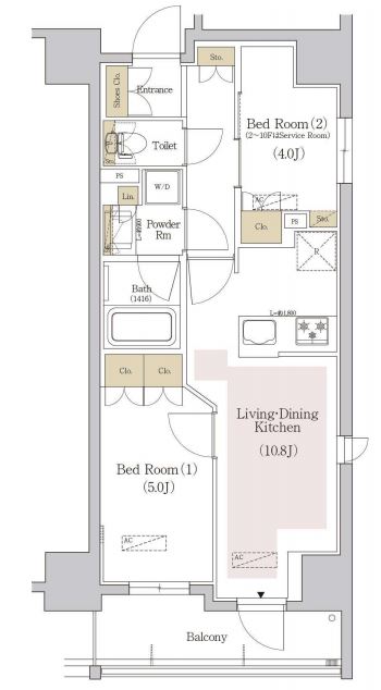 アーバネックス銀座東Ⅲ　603号室　間取り