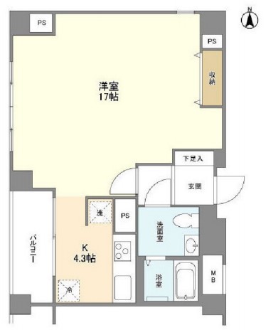 パティオ南麻布　304号室　間取り