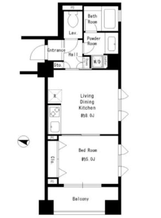 パークキューブ本郷　403号室　間取り