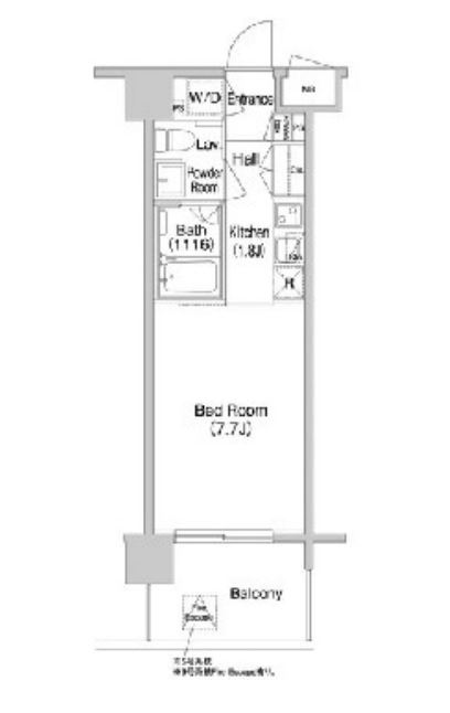 コンフォリア南砂町　509号室　間取り