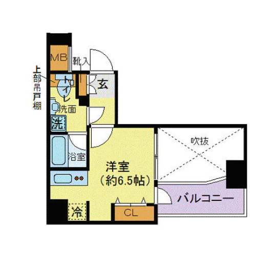 デュアレス千代田三崎町　903号室　間取り