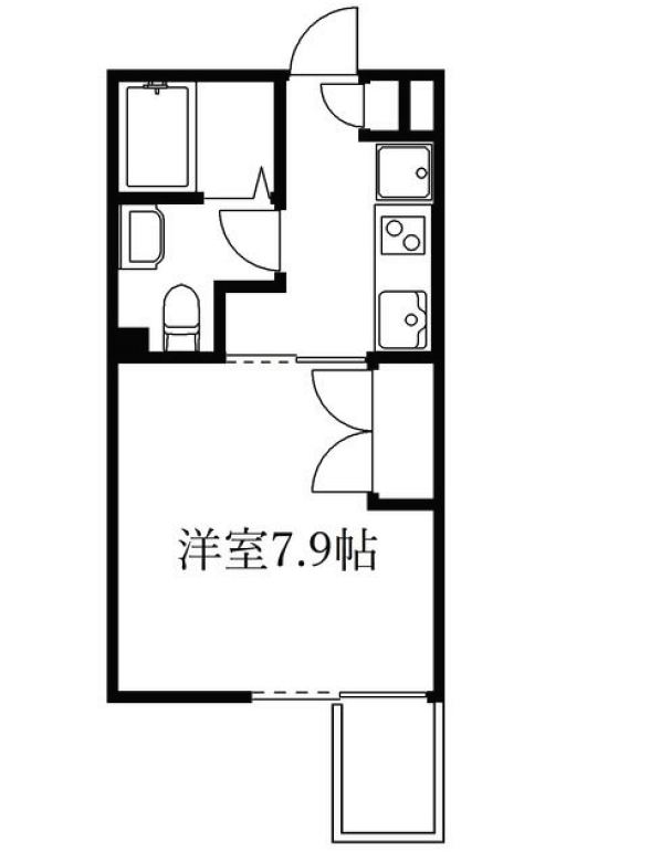 パークスクエア西新宿2　402号室　間取り