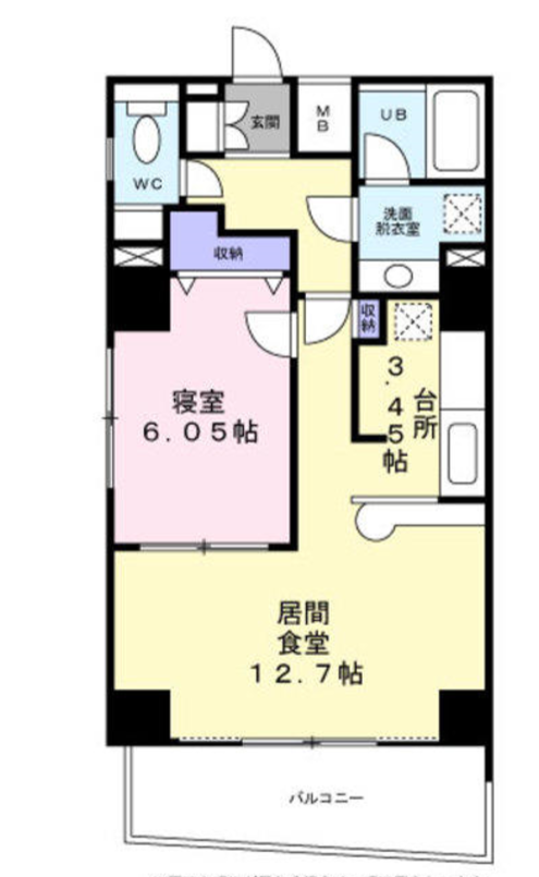 アクトフォルム武蔵小山　303号室　間取り
