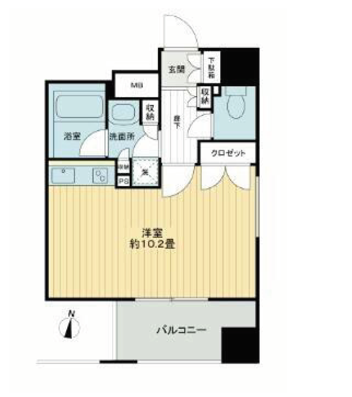 アリビオ九段　505号室　間取り