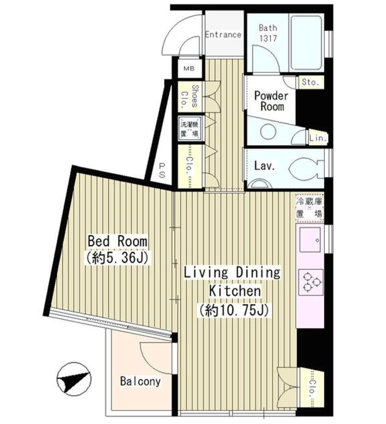 ヒルクレスト御茶ノ水　403号室　間取り
