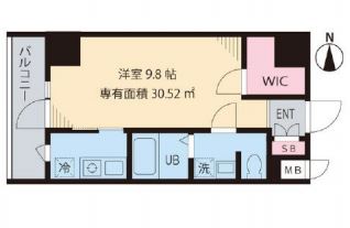 マ・メゾン門前仲町　404号室　間取り