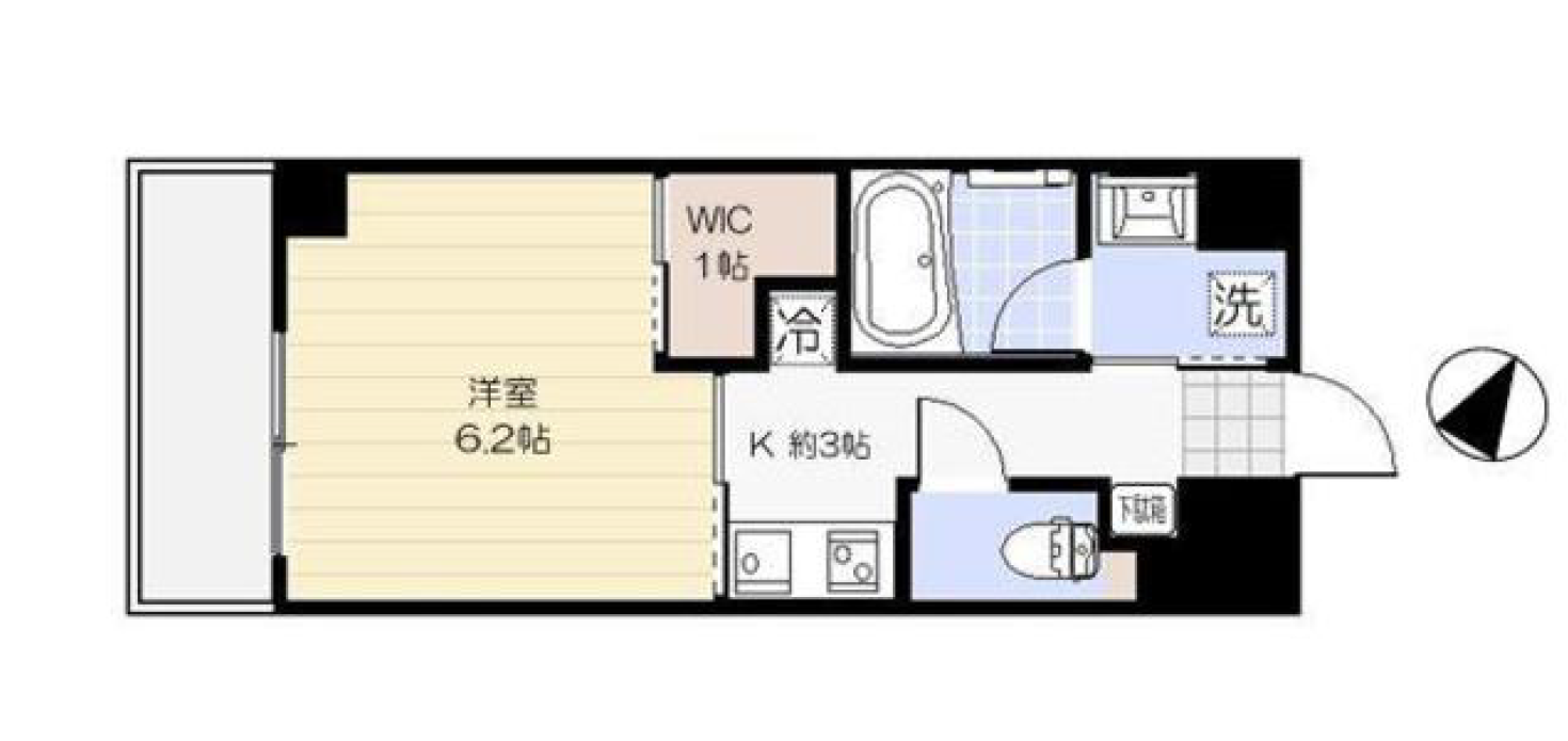 タン・ラベニール北新宿　202号室　間取り