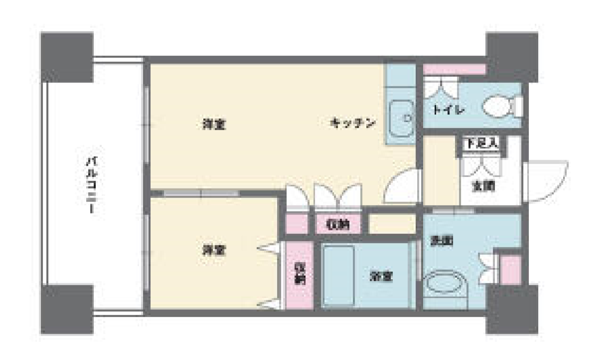 ＨＦ西新宿レジデンスＷＥＳＴ　905号室　間取り