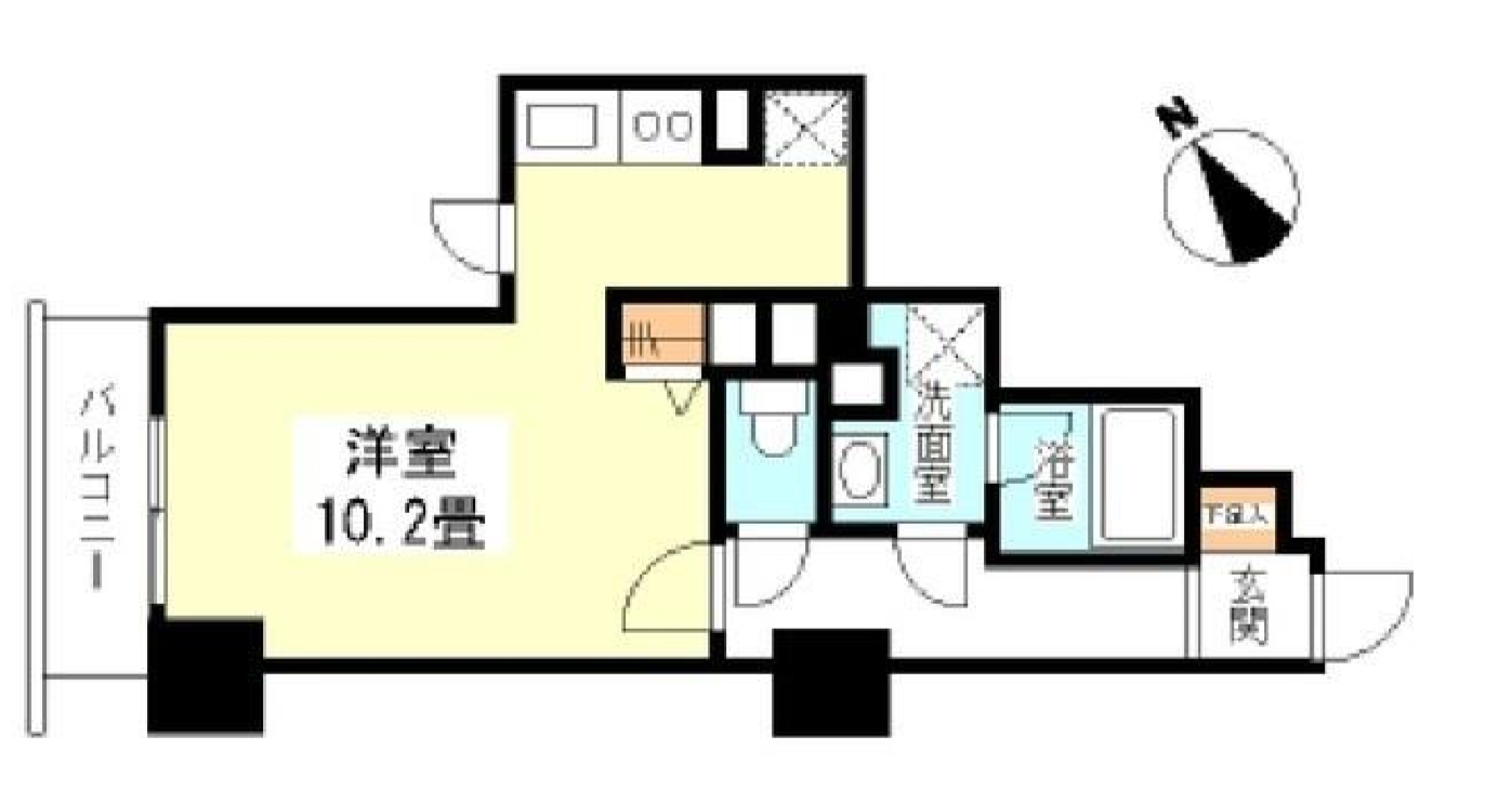 TKフラッツ渋谷　511号室　間取り