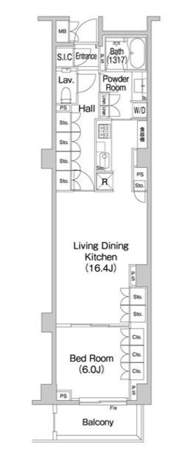 ブリリア代官山プレステージ　221号室　間取り