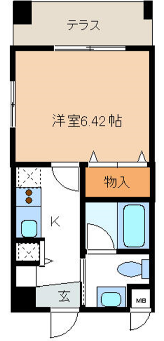 レジディア新川　202号室　間取り
