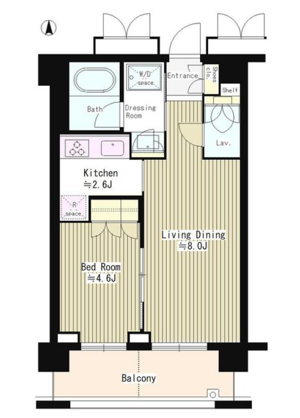 東五反田レジデンス　303号室　間取り
