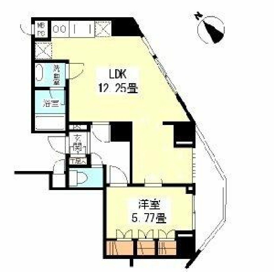 プライムアーバン目黒青葉台　1003号室　間取り
