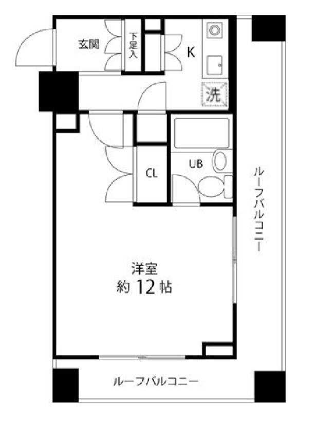 ハイリーフ芝大門　804号室　間取り