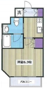 HF青葉台レジデンス　703号室　間取り