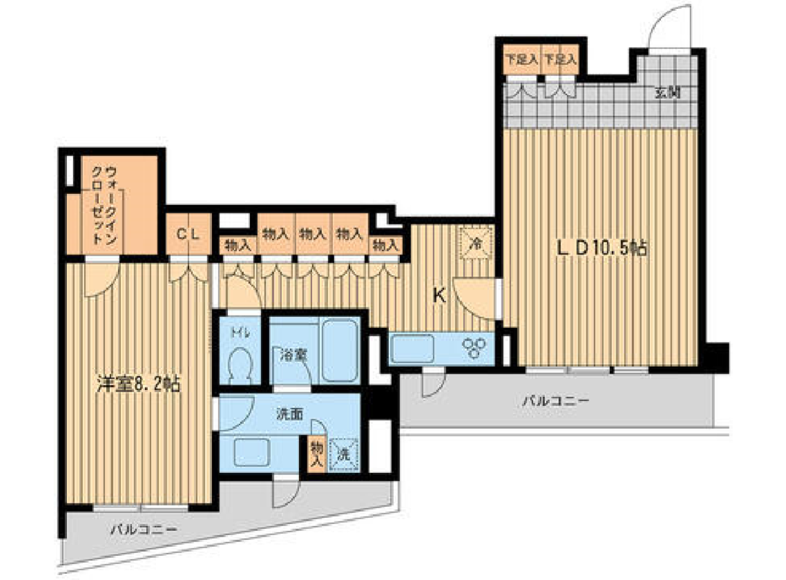 レジデンス代々木公園　301号室　間取り