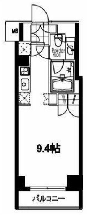 フレンシア麻布十番サウス　303号室　間取り