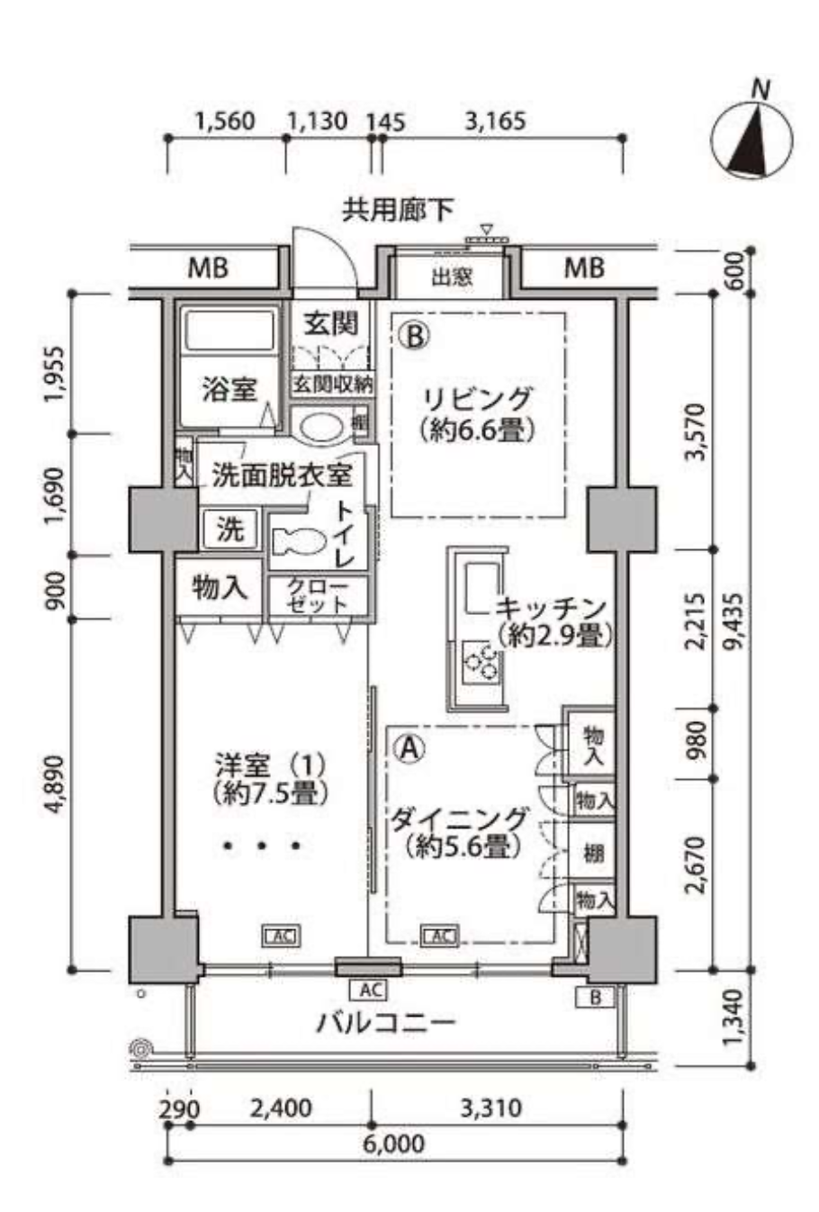 東雲キャナルコートCODAN 18号棟527号室 間取り