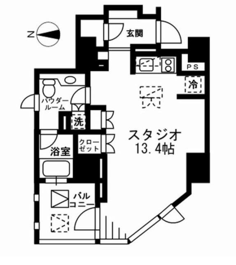 プライムアーバン四谷外苑東　904号室　間取り