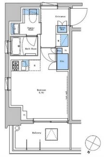 ルフォンプログレ戸越銀座スカイ　1202号室　間取り