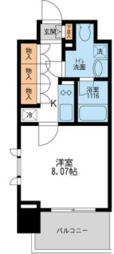 アーデン清澄白河　501号室　間取り
