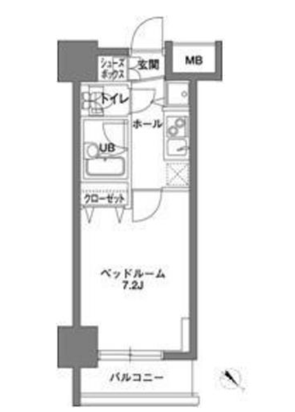 KDX岩本町レジデンス　602号室　間取り