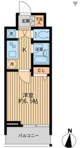 ＨＦ早稲田レジデンス　410号室　間取り