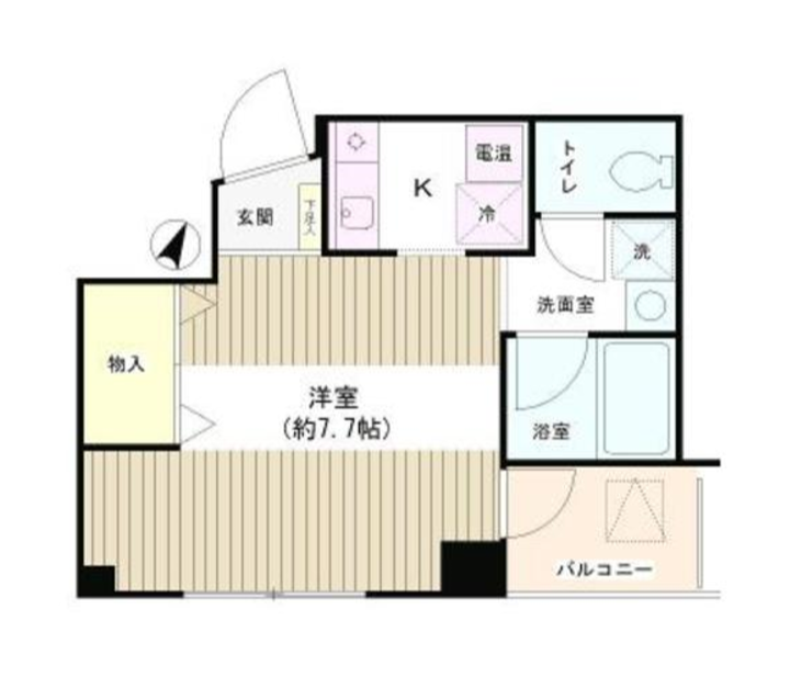 ＴＫＲ神田多町　801号室　間取り