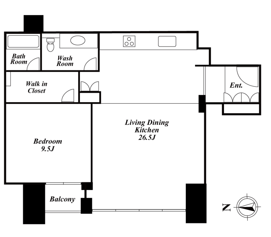 KDXレジデンス四谷　101号室　間取り