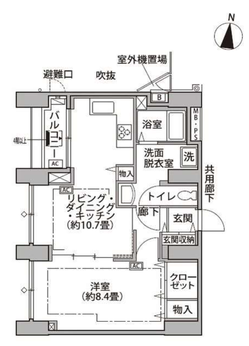 東雲キャナルコートCODAN　14号棟613号室　間取り