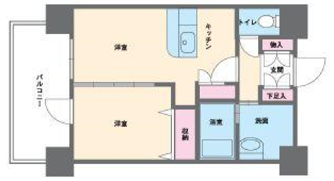 ＨＦ西新宿レジデンスＥＡＳＴ　1201号室　間取り