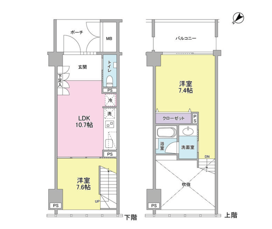 ラフィーヌ銀座　1105号室　間取り