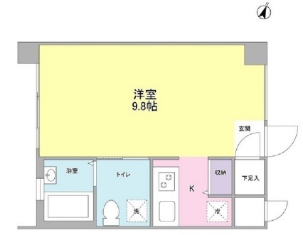 nel碑文谷　107号室　間取り