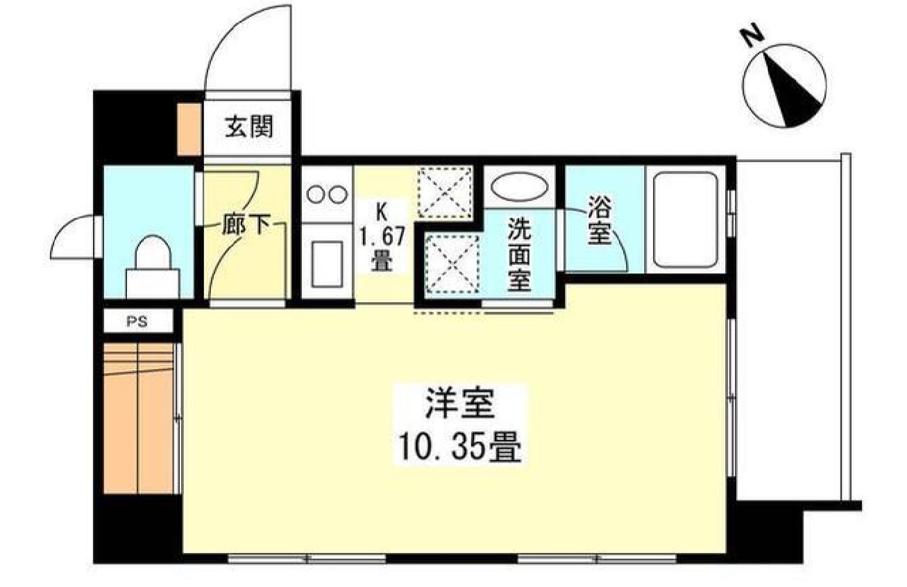 サンクレスト弐番館　205号室　間取り