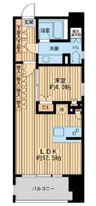 ニューシティアパートメンツ芝公園　205号室　間取り