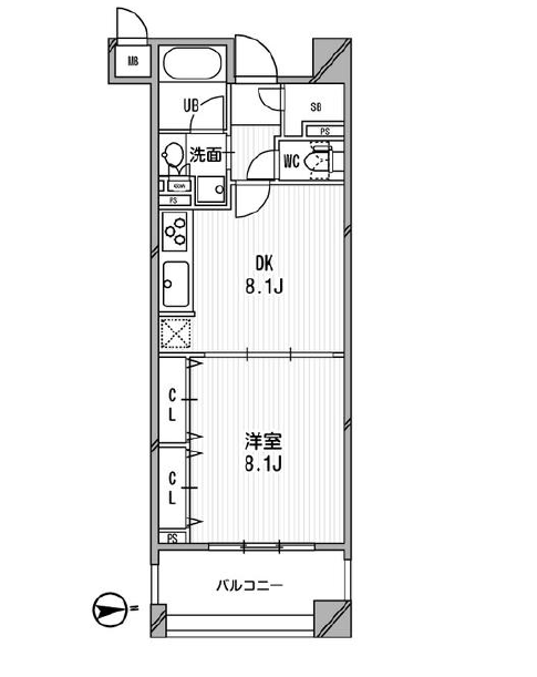 アーデン神保町　405号室　間取り