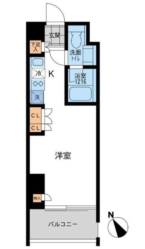 アーデン五反田　502号室　間取り