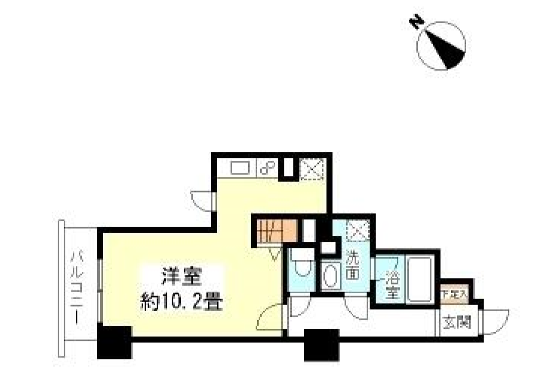 TKフラッツ渋谷　211号室　間取り