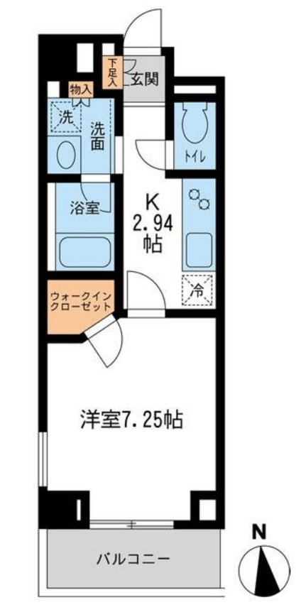 レジデンス白金コローレ　213号室　間取り