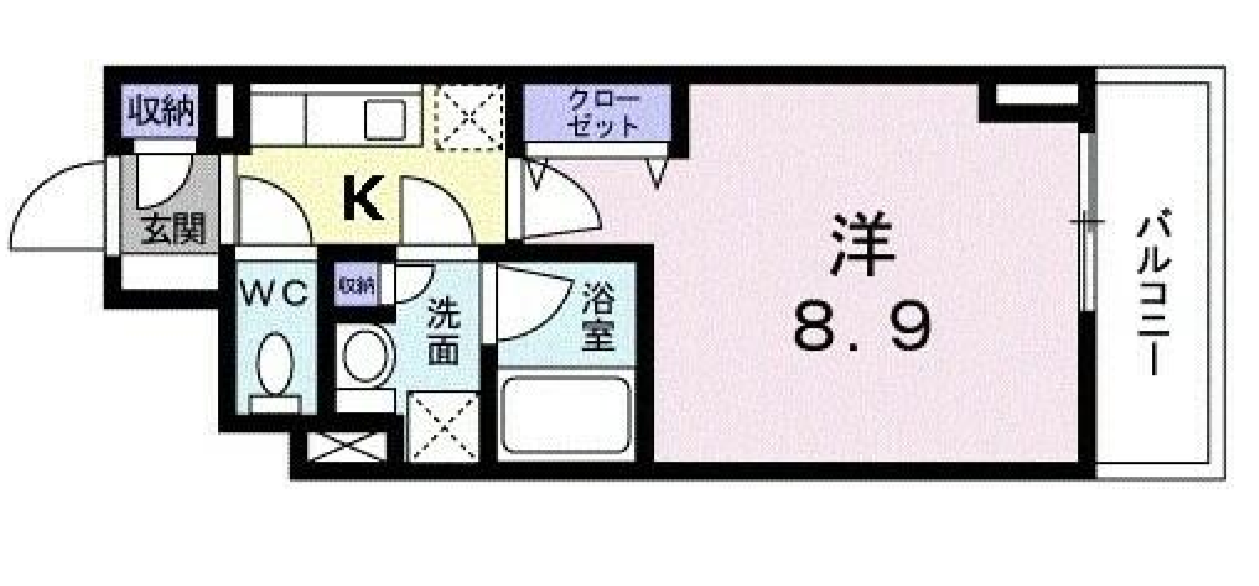 広尾ビューヒルズ　704号室　間取り