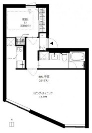 MK2481　501号室　間取り