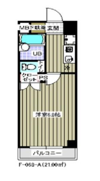 レジディア木場　1013号室　間取り